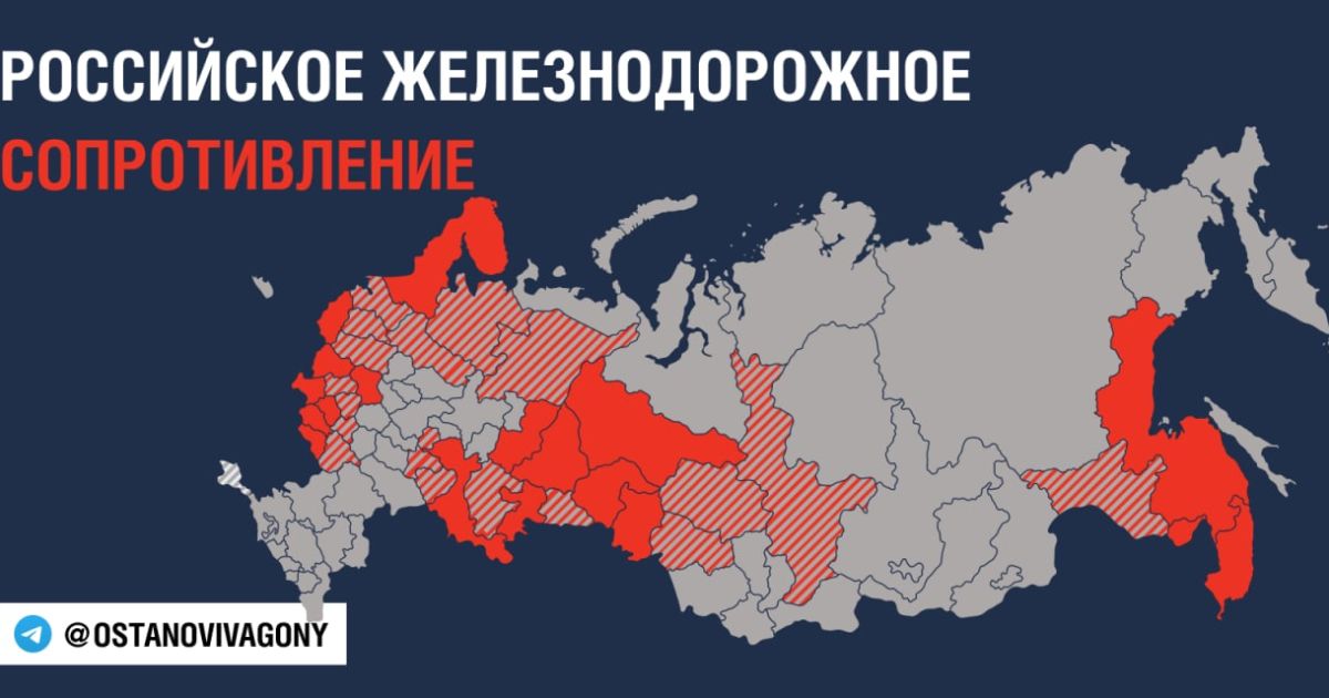 карта российского железнодорожного сопротивления